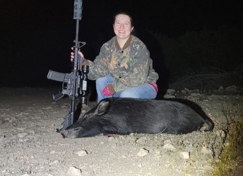 West Texas hog hunt